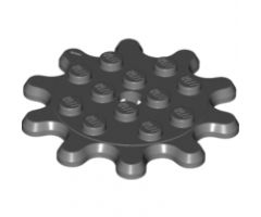 Plate, Round 4 x 4 with 10 Gear Teeth / Flower Petals