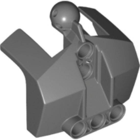 Large Figure Part Chest Armor with Holes and Ball Joint