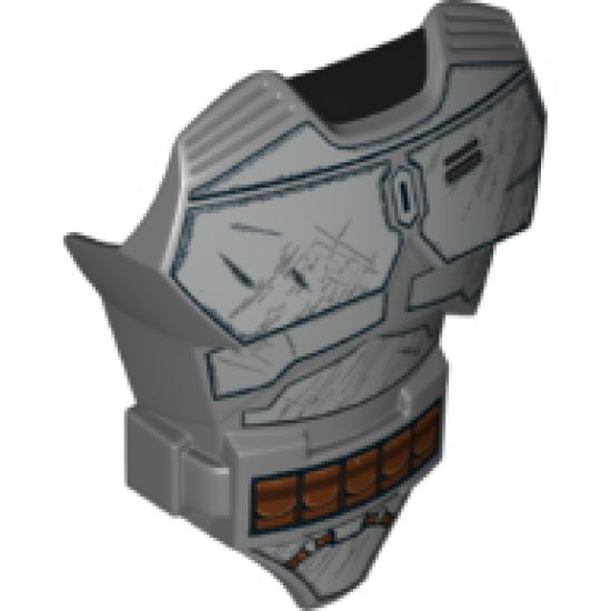 Large Figure Part Torso with SW Mandalorian Armor Pattern (Jango)