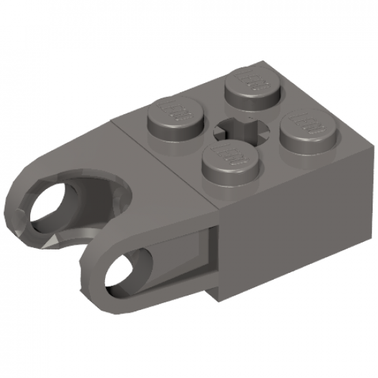 Technic, Brick Modified 2 x 2 with Ball Socket and Axle Hole