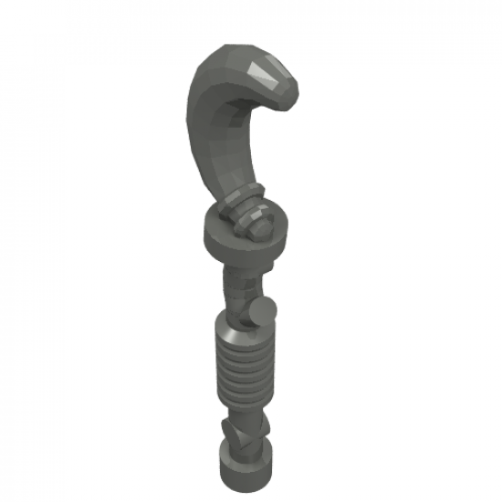 Minifigure, Utensil Scepter with Hook End (Moon Stick)