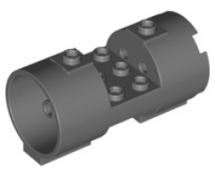 Cylinder 3 x 6 x 2 2/3 Horizontal - Square Connections Between Interior Studs