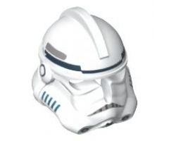 Minifigure, Headgear Helmet SW Clone Trooper Ep.3 Pattern with Dotted Mouth