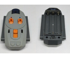 Electric 9V Battery Box 6 x 11 x 4 with Dark Bluish Gray Base without Battery Box Cover