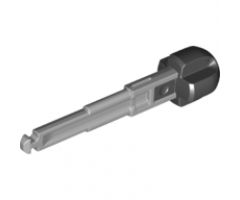 Projectile Launcher Arrow, Solid Shaft with Black Cross Shaped Rubber End