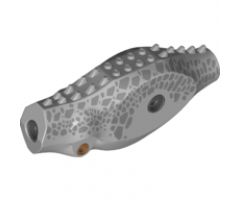 Animal, Body Part Dinosaur Middle Indominus rex with Silver Scales Pattern