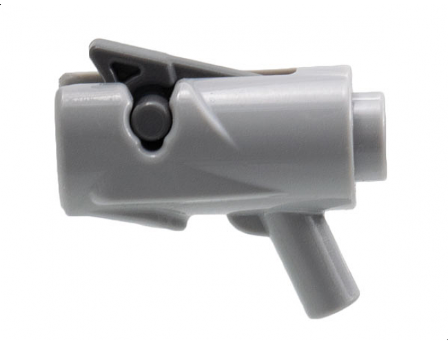 Minifigure, Weapon Gun, Mini Blaster / Shooter with Dark Bluish Gray Trigger (15391 / 15392)