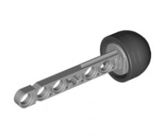 Projectile Launcher Arrow, Liftarm Shaft with Solid Black Rubber End