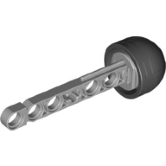 Projectile Launcher Arrow, Liftarm Shaft with Solid Black Rubber End