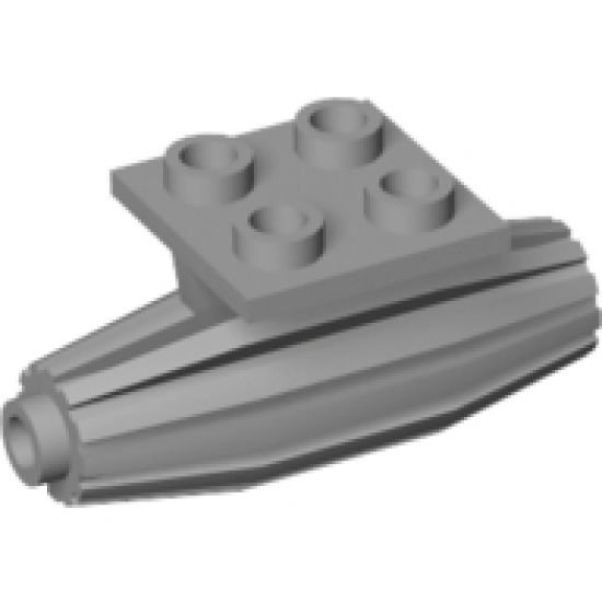 Aircraft Engine Strakes, 2 x 2 Thin Top Plate