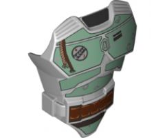 Large Figure Part Torso with SW Boba Fett Armor Pattern