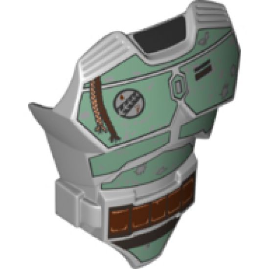 Large Figure Part Torso with SW Boba Fett Armor Pattern
