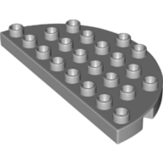 Duplo, Plate Round Corner 4 x 8 Double