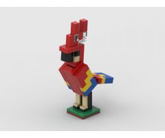 Minecraft Parrot (red)