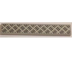 Tile 1 x 6 with Silver Tread Plate Pattern (Sticker) - Sets 60081 / 60097