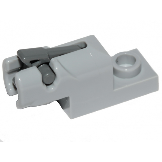 Projectile Launcher 1 x 2 Mini Blaster / Shooter with Dark Bluish Gray Trigger (15403 / 15392)