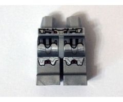 Hips and Flat Silver Legs with Silver Knee Plates and Belt Pattern