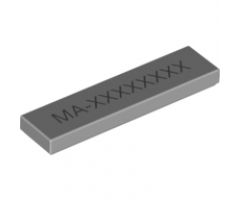 Tile 1 x 4 with MA-xxxxxxxx Pattern - Set 70816