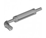 Vehicle Exhaust Pipe with Technic Pin, Flat End and Pin with Round Hole