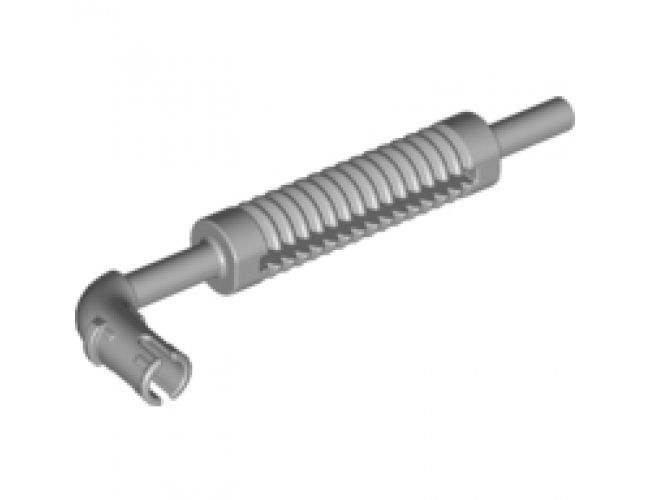 Vehicle Exhaust Pipe with Technic Pin, Flat End and Pin with Round Hole
