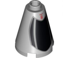 Cone 2 x 2 x 2 - Open Stud with B-wing Cockpit Pattern