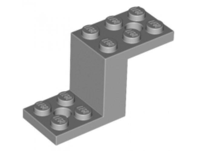 Bracket 5 x 2 x 2 1/3 with 2 Holes and Bottom Stud Holder