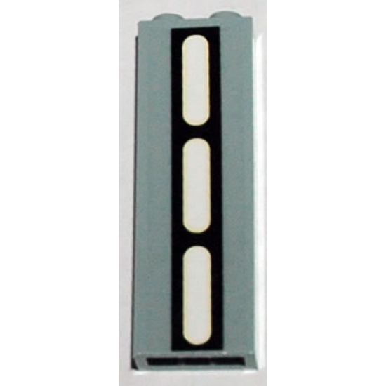 Brick 1 x 2 x 5 with SW Death Star Wall Light Single Column Pattern (Sticker) - Set 10188
