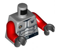 Torso Galaxy Squad Armor with Number 30 on Back Pattern / Red Arms / Black Hands