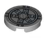 Tile, Round 2 x 2 with Black SW Tie Fighter Pattern (9492)