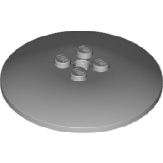 Dish 6 x 6 Inverted (Radar) - Solid Studs