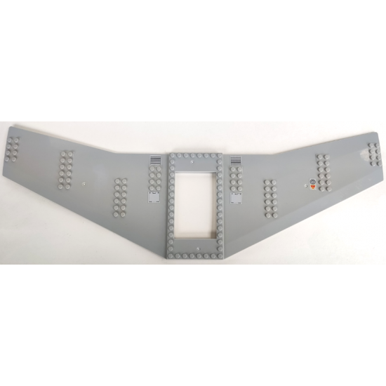 Wing Plate 20 x 56 with 6 x 10 Cutout and No Holes with Vents and Filler Cap Pattern (Stickers) - Set 3182