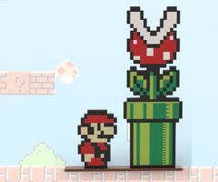 Mario and Piranha plant