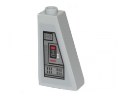 Slope 75 2 x 1 x 3 with SW Control Panel Pattern Model Left Side (Sticker) - Set 75171