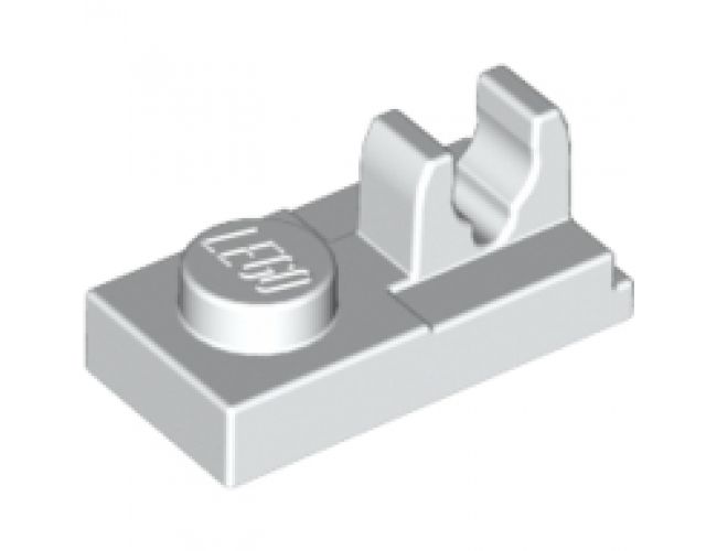 Plate, Modified 1 x 2 with Clip on Top