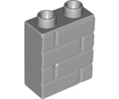 Duplo, Brick 1 x 2 x 2 with Masonry Profile (Brick Profile)