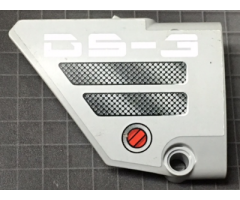 Technic, Panel Fairing #13 Large Short Smooth, Side A with 'DS-3', Black Mesh Grilles and Red Knob Pattern (Sticker) - Set 7160