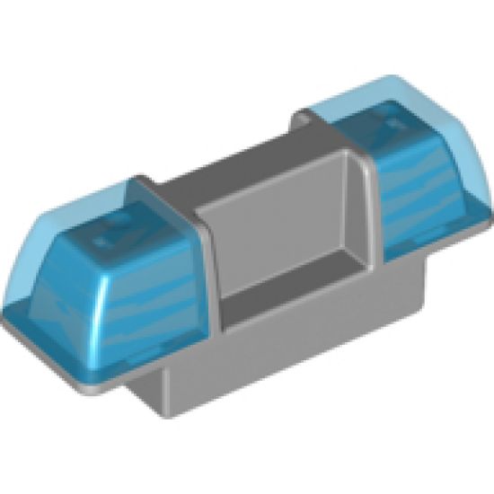 Duplo, Vehicle Siren with Trans-Dark Blue Lights