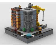 Micropolis Demolition Site With SkyScrapers