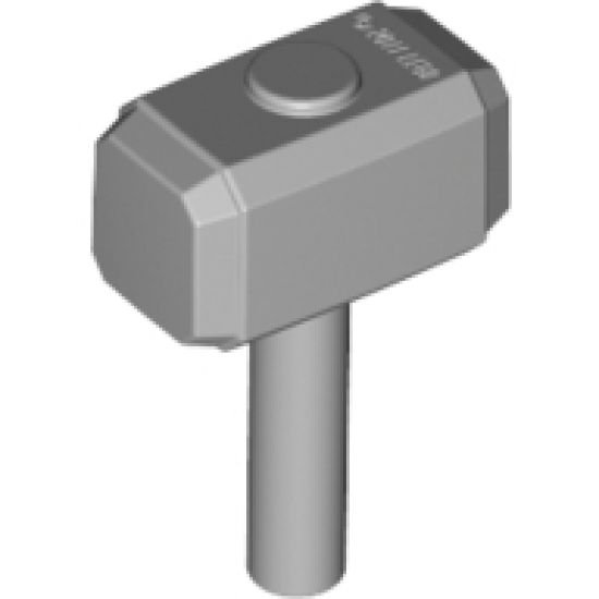 Minifigure, Utensil Tool Sledgehammer (Mjolnir, Hammer)