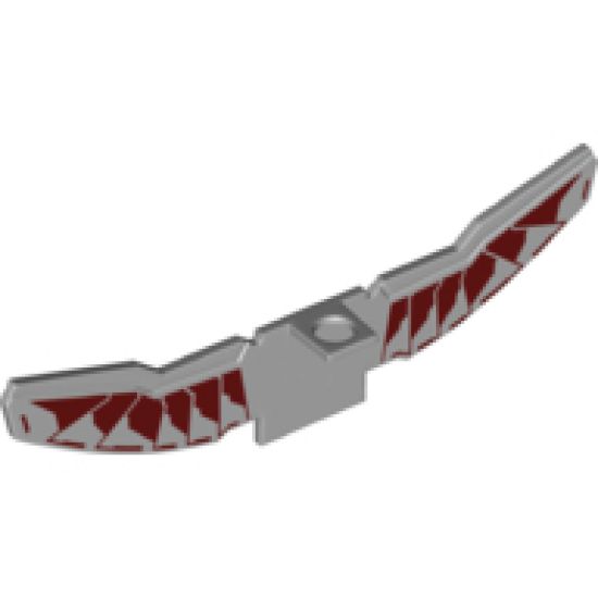 Minifigure, Body Wear Wings with Four Studs with Dark Red Armor Panels Pattern