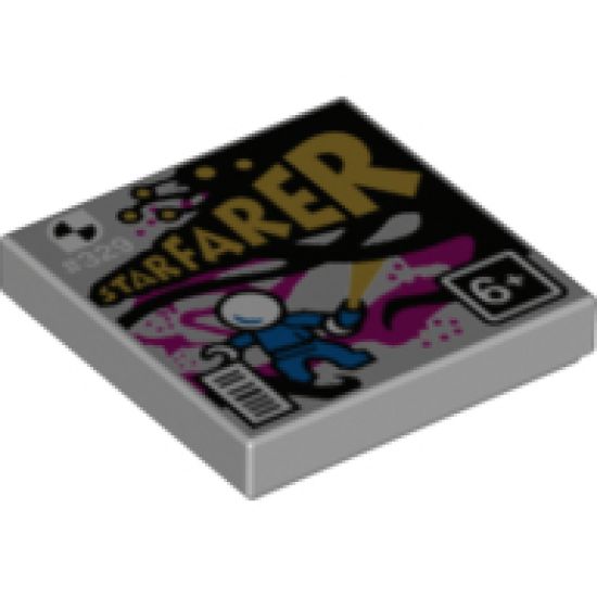 Tile 2 x 2 with '#329', 'STARFARER' and '6+' Pattern