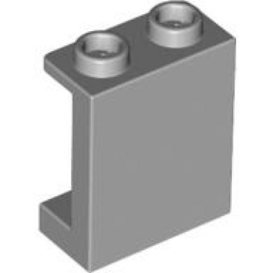 Panel 1 x 2 x 2 with Side Supports - Hollow Studs