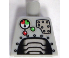 Torso Robot with Panels and Gauges Pattern
