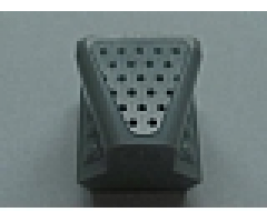 Vehicle Air Scoop Engine Top 2 x 2 with Black Dots on Silver Pattern (Sticker) - Set 8137