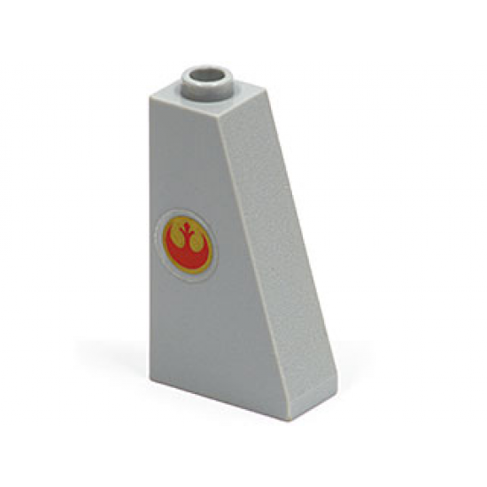 Slope 75 2 x 1 x 3 with SW Rebel Logo Pattern on Left Side (Sticker) - Set 7668