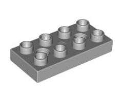 Duplo, Plate 2 x 4 with Two Holes