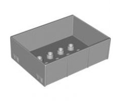 Duplo, Vehicle Trailer Bed with 2 x 4 Studs and 4 Sides