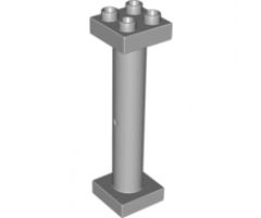 Duplo Support Column 2 x 2 x 6 Round with Open Latticed Back