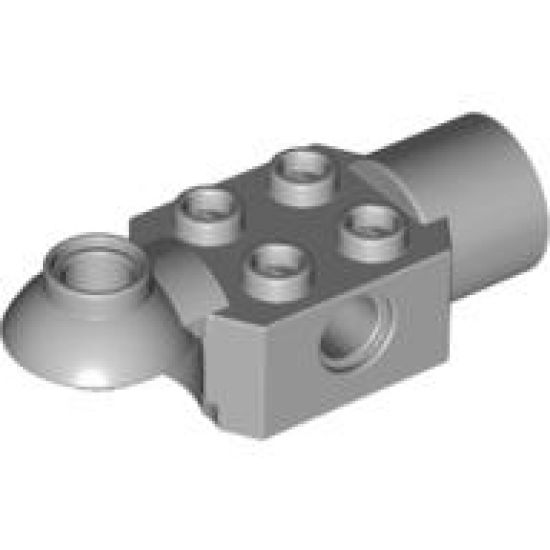 Technic, Brick Modified 2 x 2 with Pin Hole, Rotation Joint Ball Half (Horizontal Top), Rotation Joint Socket