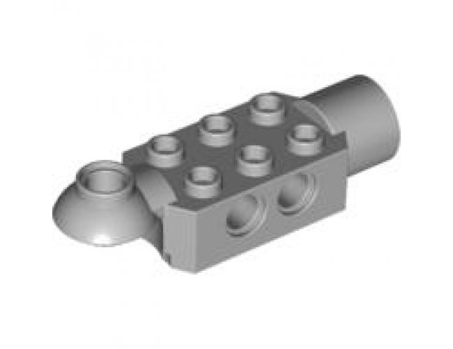 Technic, Brick Modified 2 x 3 with Pin Holes, Rotation Joint Ball Half (Horizontal Top), Rotation Joint Socket
